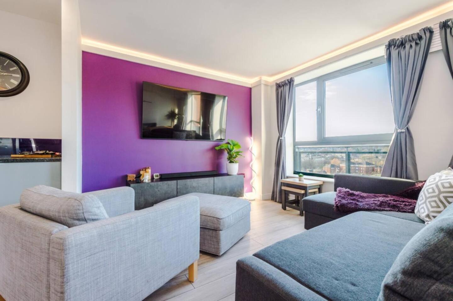 High-Spec Penthouse Central Free Parking Space Шефилд Экстерьер фото